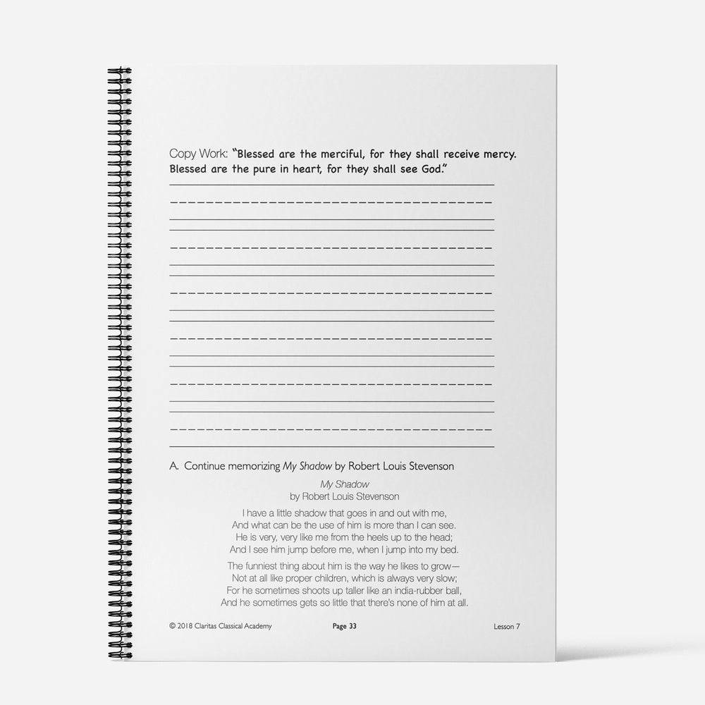 Fundamental Grammar for the Lower Grammar Stage: Level 2 Workbook