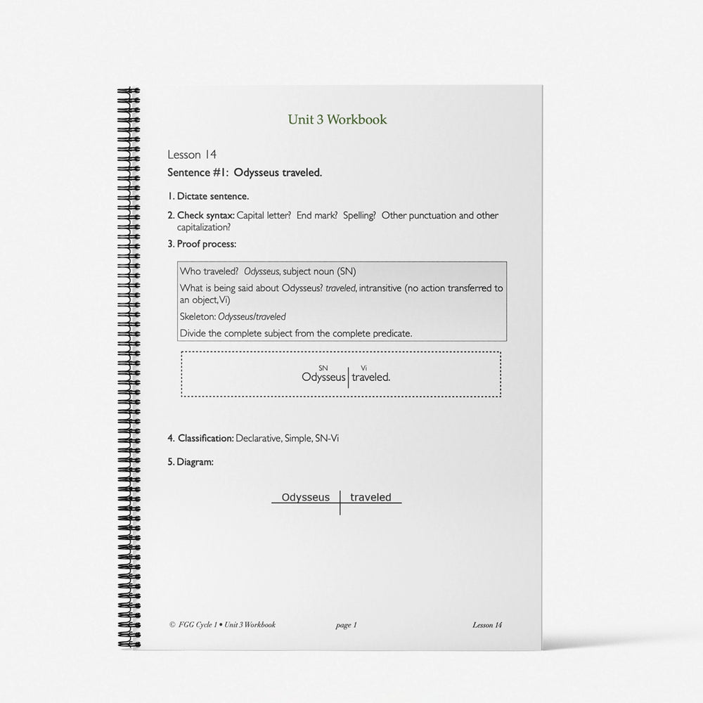 Cycle 1 FGG Workbook: Unit 3