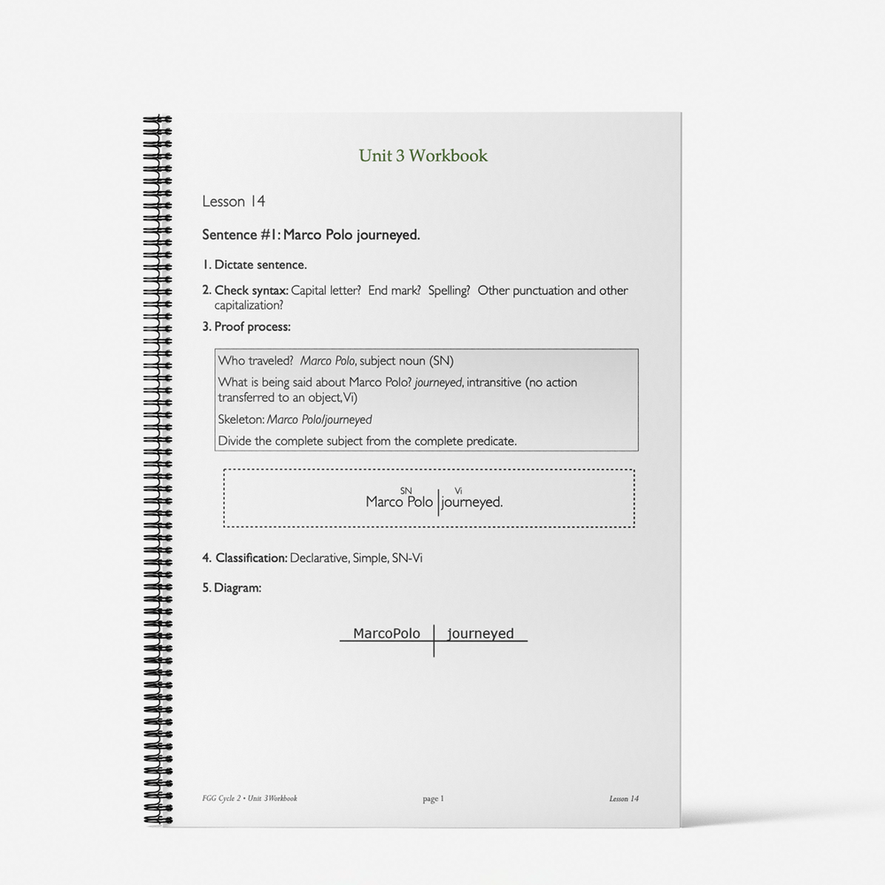 Cycle 2 FGG Workbook: Unit 3