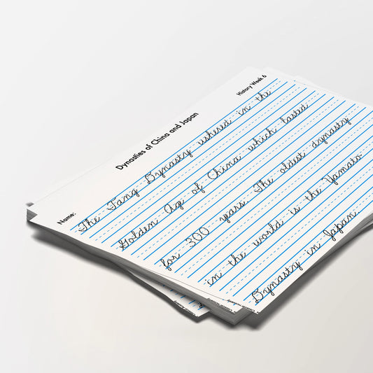 Cycle 2 Handwriting Sheets