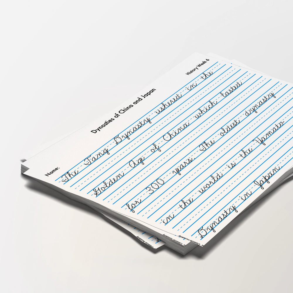 Cycle 2 Handwriting Sheets